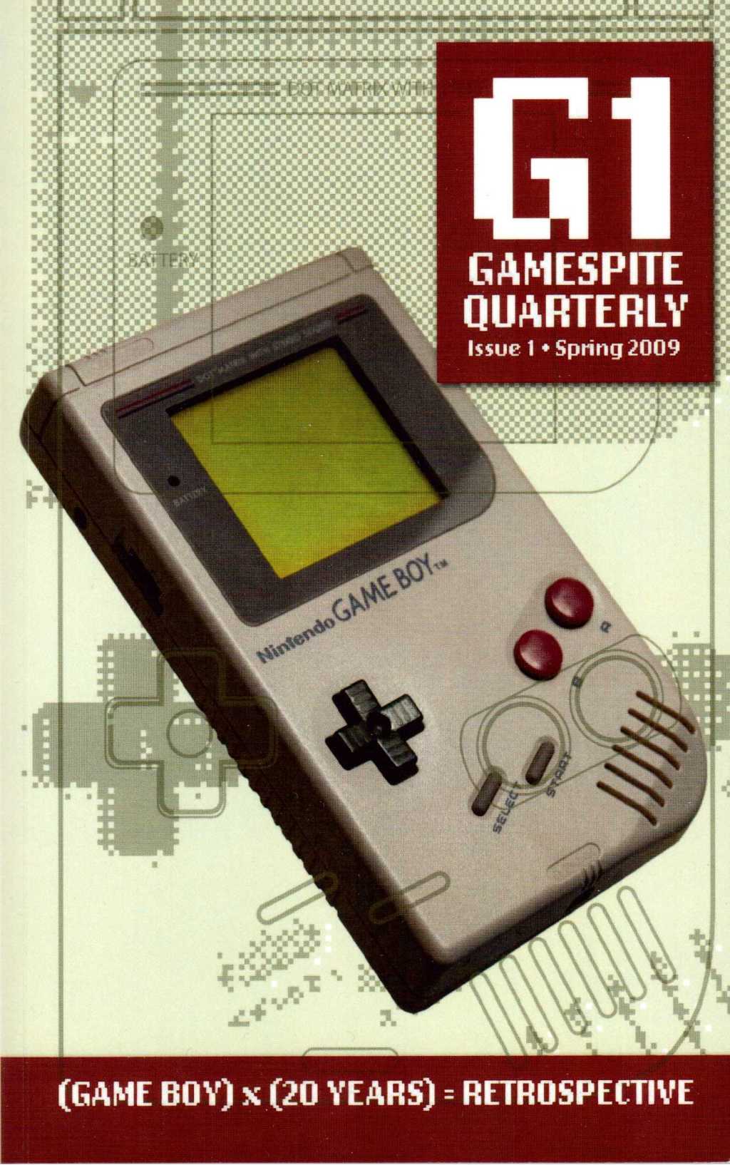 G1 Gamespite Quarterly Issue 1 – Spring&nbsp;2009