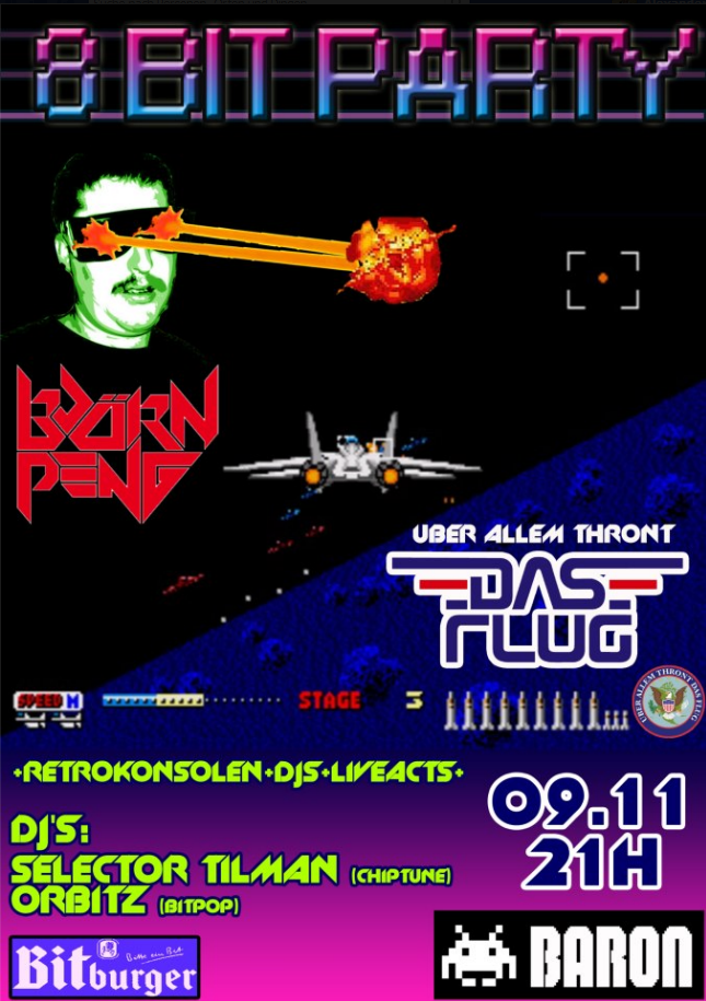 8 Bit-Party am&nbsp;09.11.2012