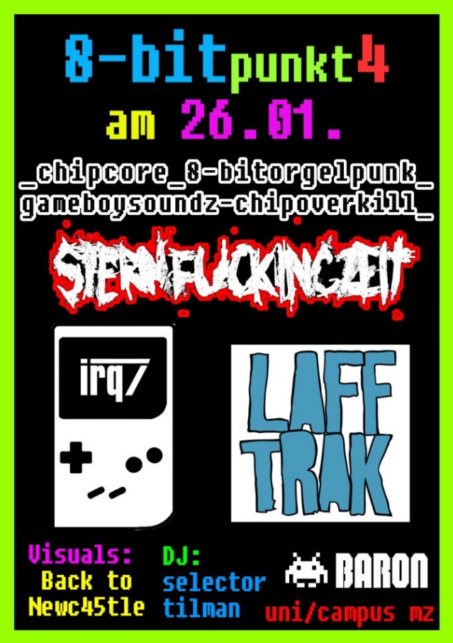 8 Bit-Party am&nbsp;26.01.2013