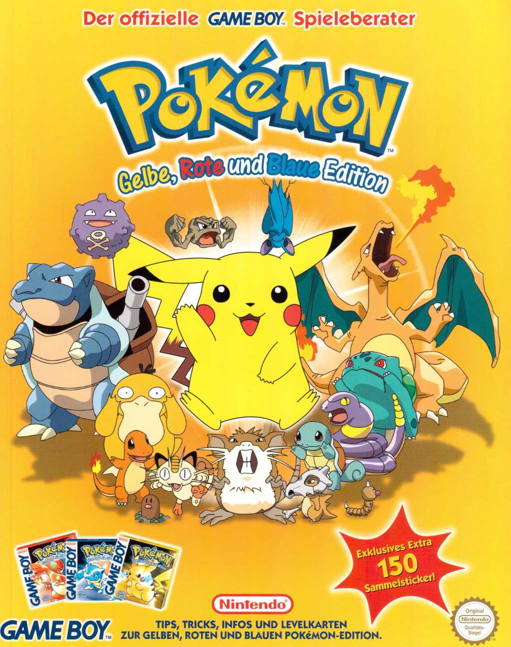 Pokémon Spieleberater Gelbe, Rote und Blaue&nbsp;Edition