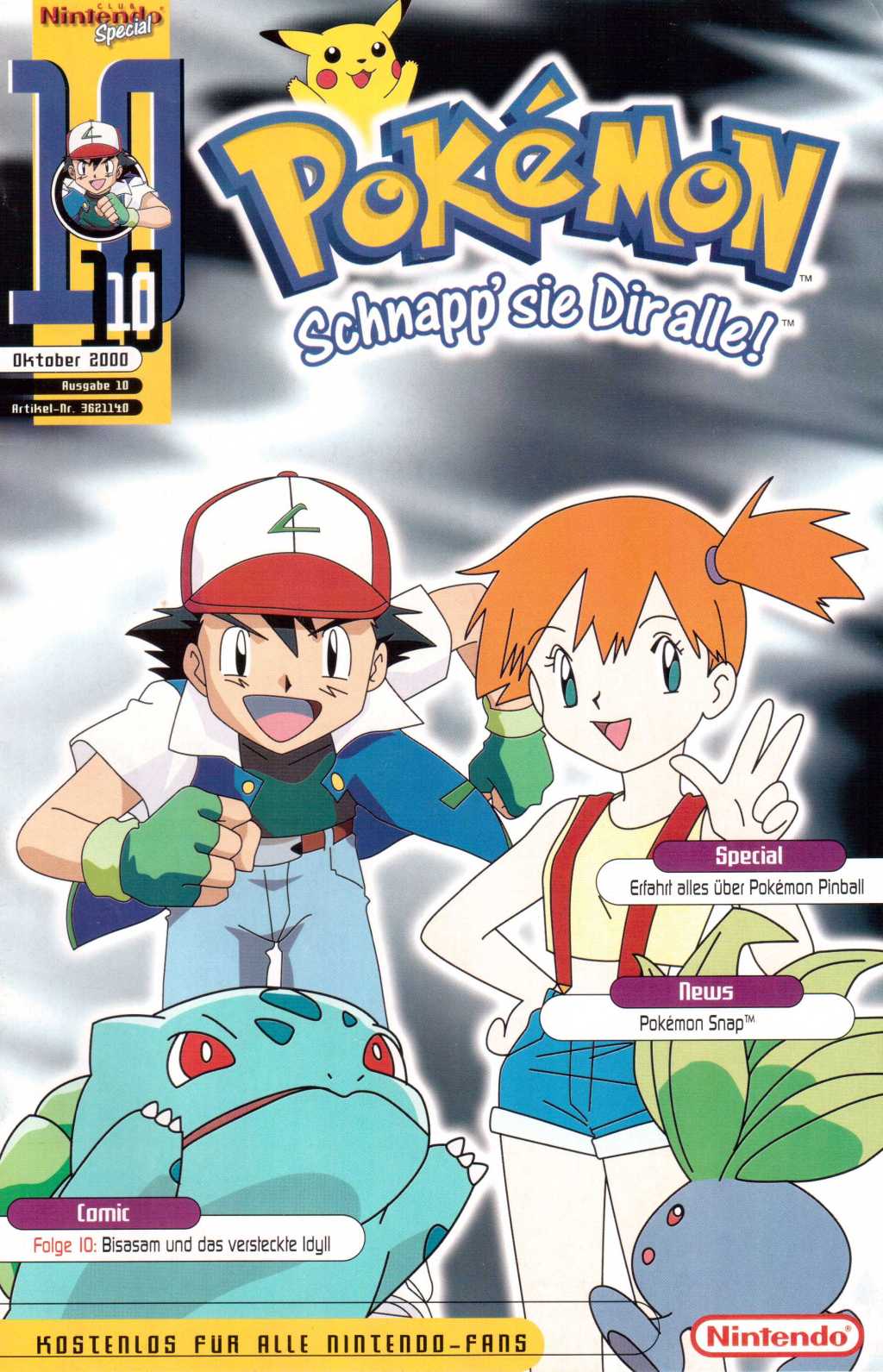 Club Nintendo Special: Pokémon Comic Folge #10 Bisasam und das versteckte&nbsp;Idyll