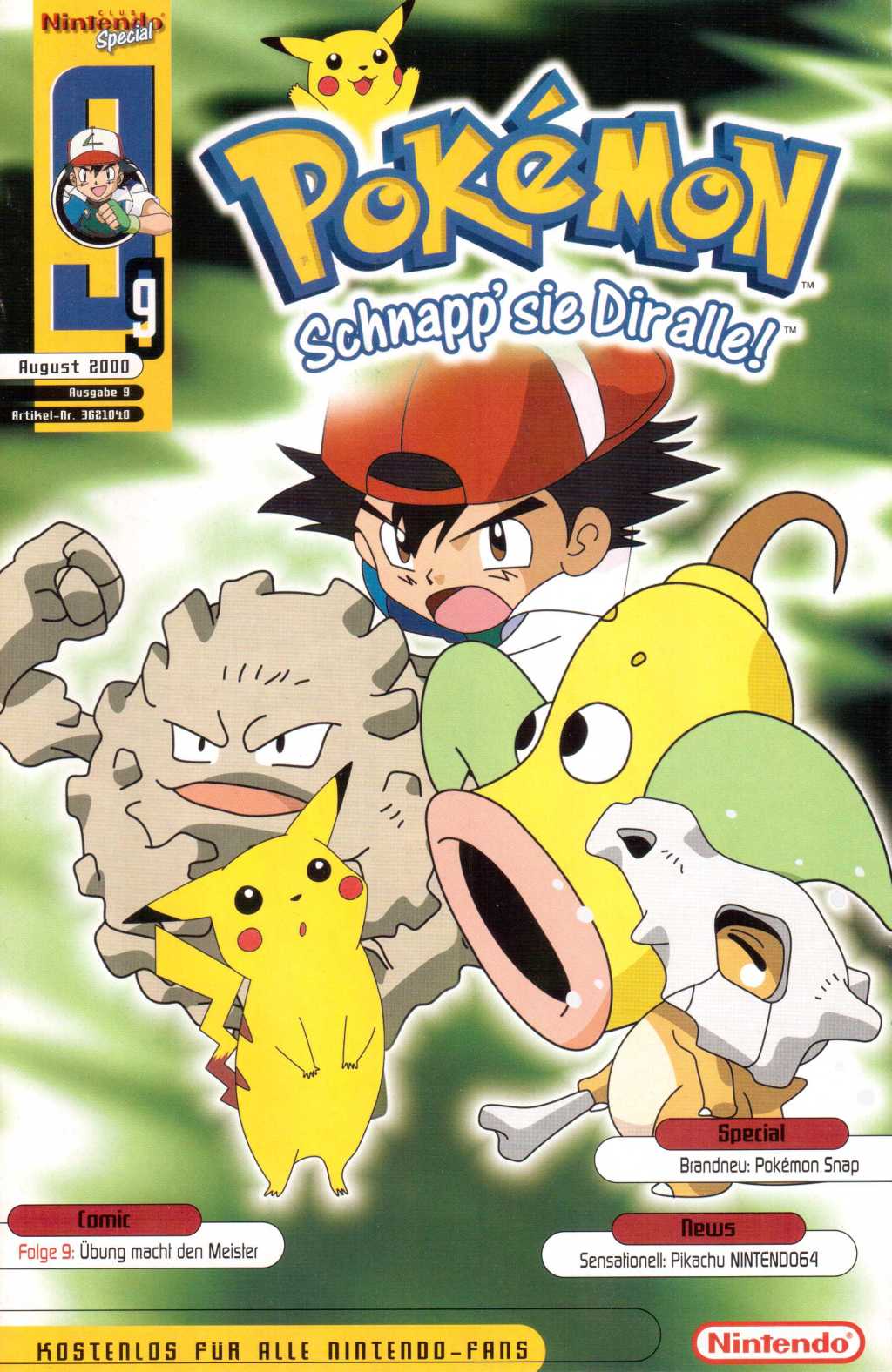 Club Nintendo Special: Pokémon Comic Folge #9 Übung macht den&nbsp;Meister