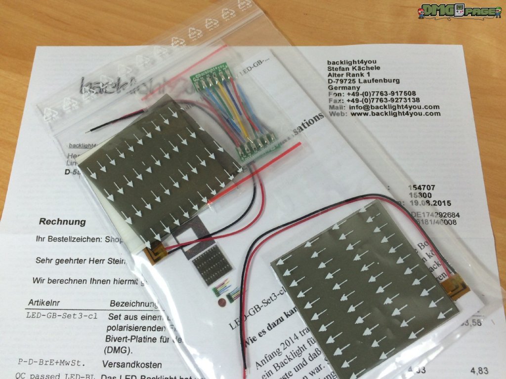backlight4you – Einbau von LED-Backlight + Polarisationsfolie +&nbsp;Bivert-Platine