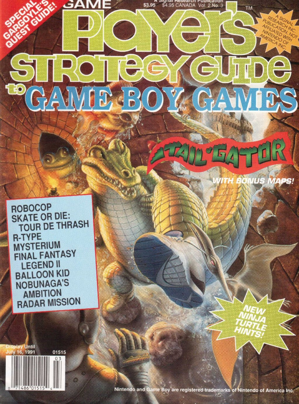 Game Player’s Strategy Guide to Game Boy Games Vol. 2 No. 3 May/June&nbsp;1991