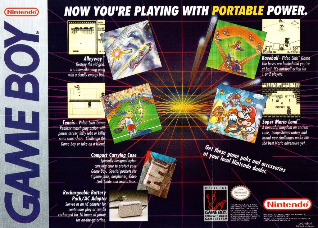 Game Boy Werbeflyer&nbsp;DMG-USA-1