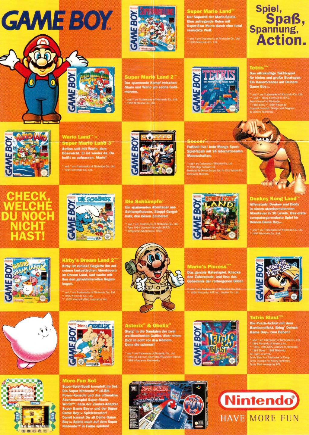 Game Boy Werbeflyer (Ohne&nbsp;DMG-Code)