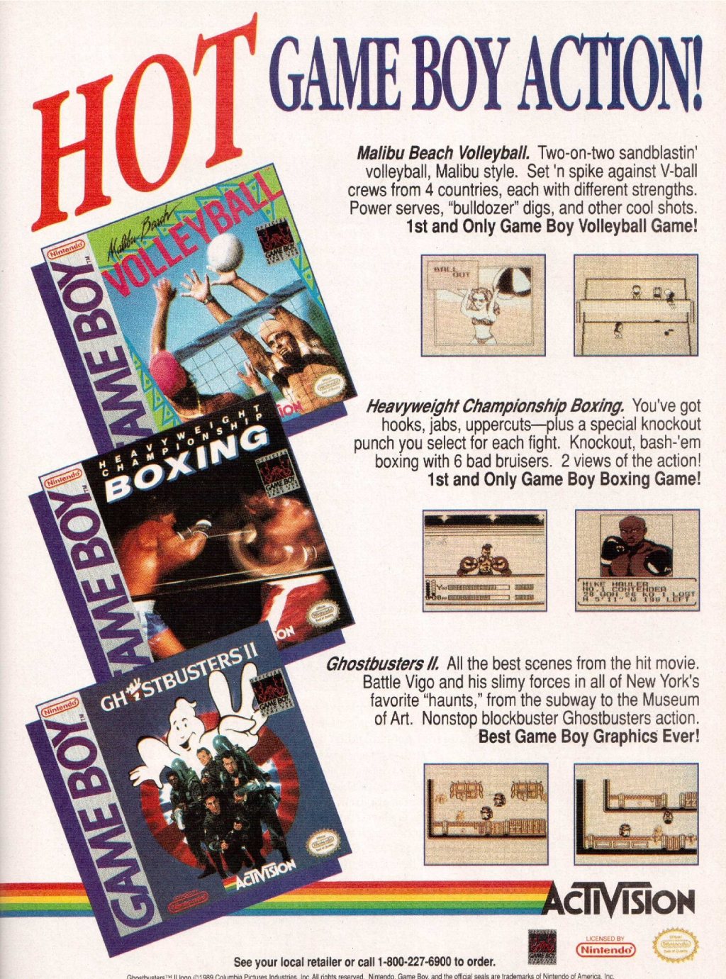 Hot Game Boy Action! | MBV, HCB und Ghostbusters II&nbsp;Werbung