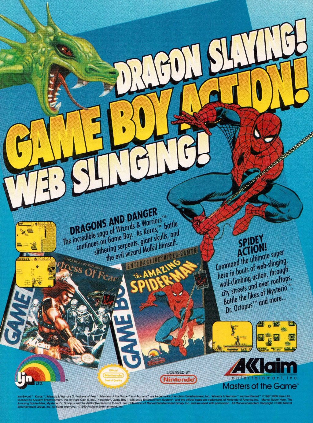 Dragon slaying! Web slinging! | Fortress of Fear und The amazing Spider-Man&nbsp;Werbung