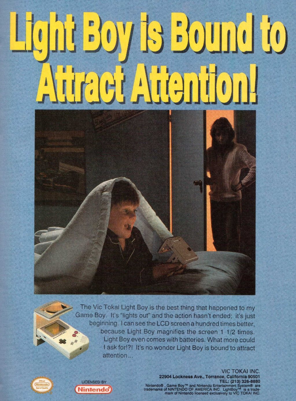 Light Boy is bound to attract Attention! | VIC Tokai Light Boy&nbsp;Werbung