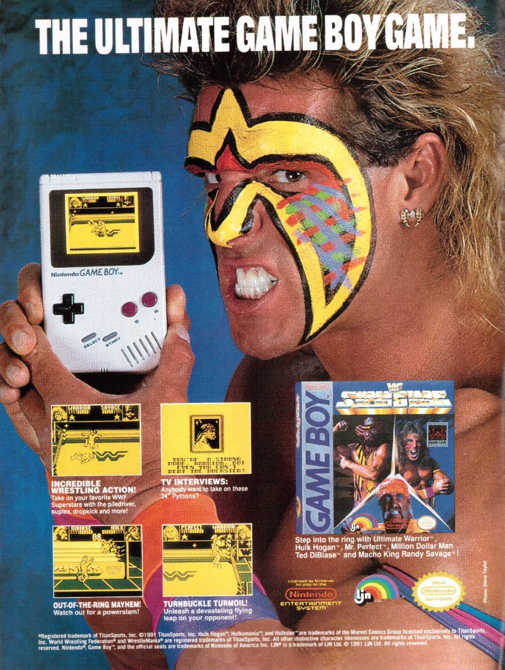 The ultimate Game Boy Game | WWF Superstars&nbsp;Werbung