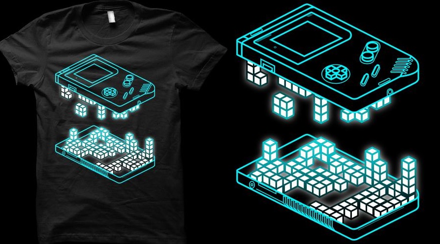 Qwertee.com Game Pixels & Level&nbsp;100