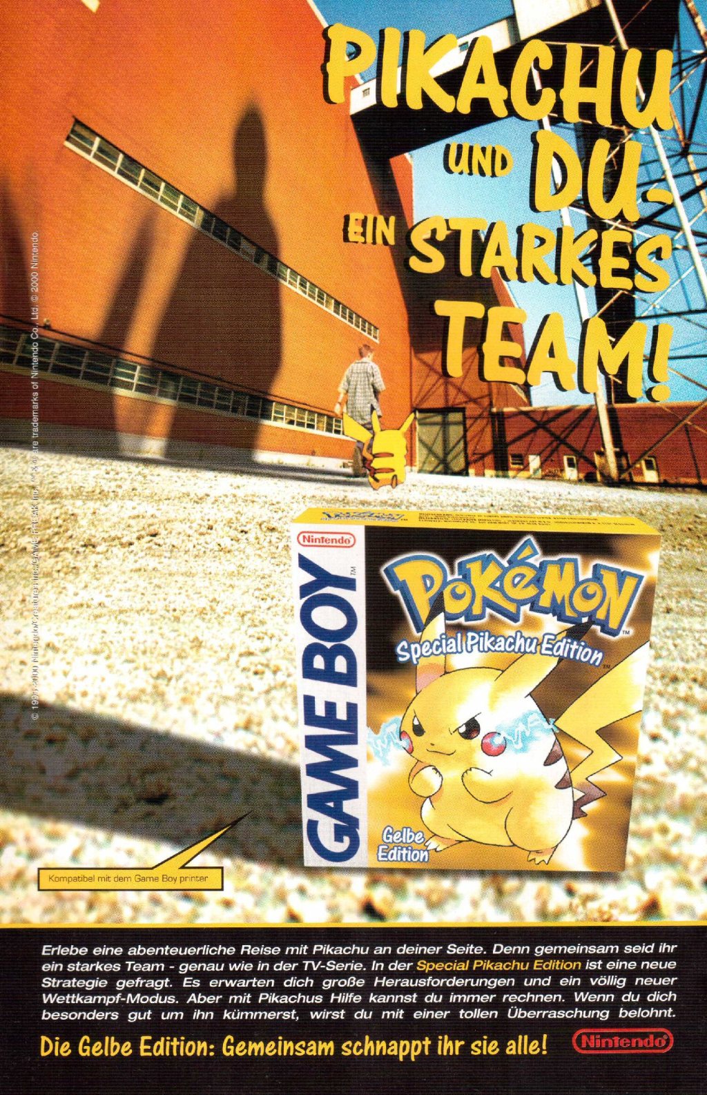 Pikachu und Du – ein starkes Team! | Pokémon Gelbe Edition&nbsp;Werbung