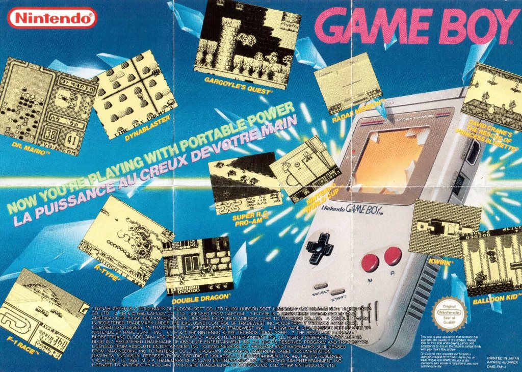 Game Boy Werbeflyer&nbsp;DMG-FAH-1