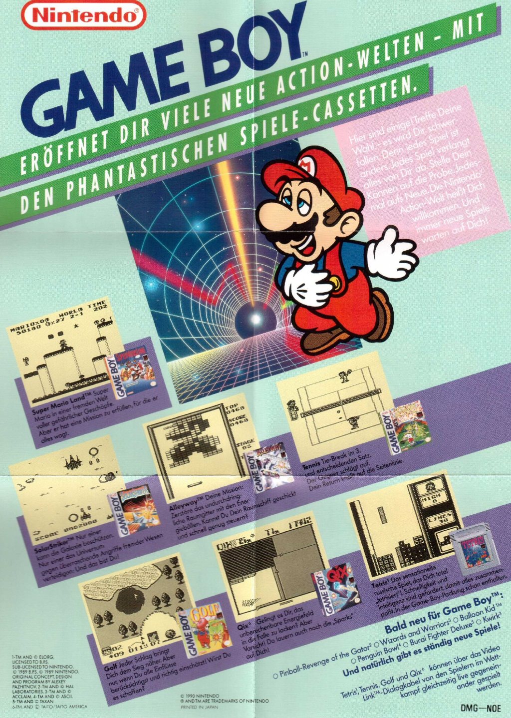 Game Boy Werbeflyer&nbsp;DMG-NOE