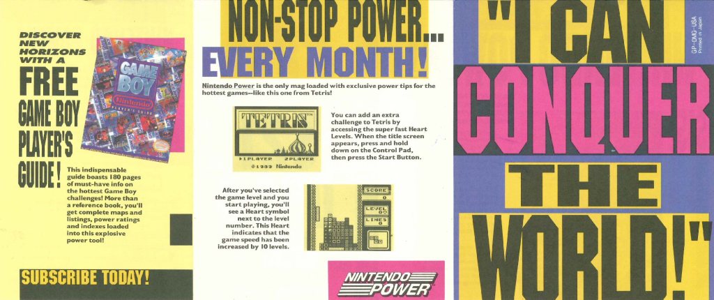 Game Boy Werbeflyer&nbsp;GP-DMG-USA