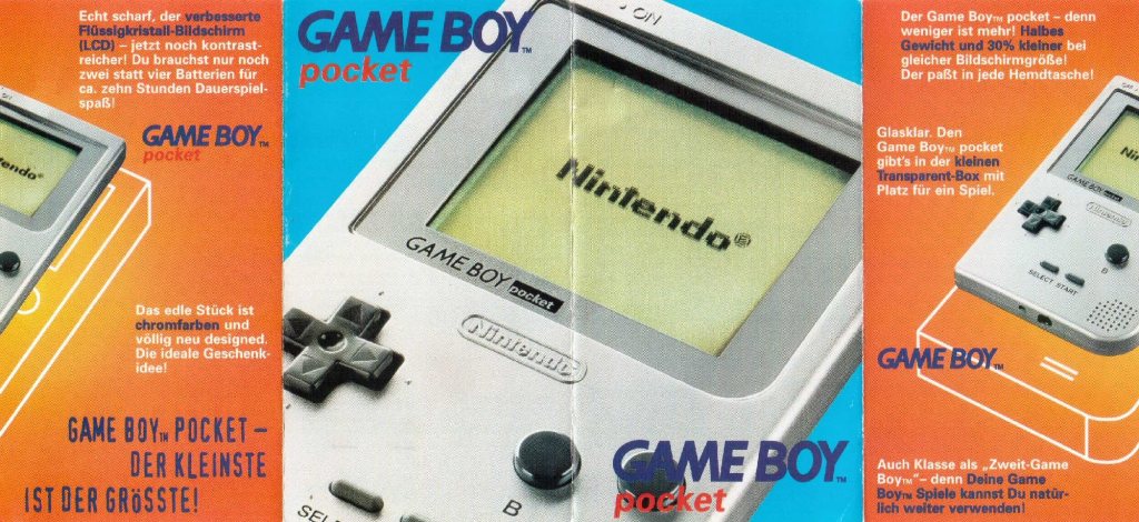Game Boy Pocket&nbsp;Werbeflyer