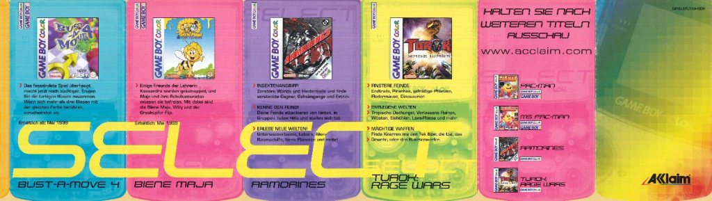 Acclaim Werbebroschüre |&nbsp;DMGLEFLT.03-GER