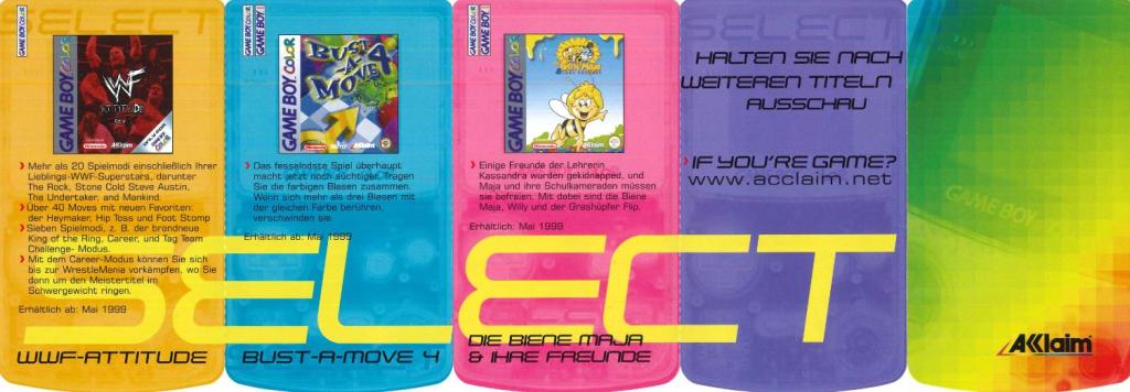 Acclaim Werbebroschüre | ohne&nbsp;DMG-Code