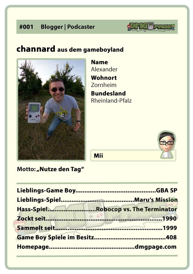 Sei dabei | Das DMGpage Game Boy&nbsp;Netzwerk