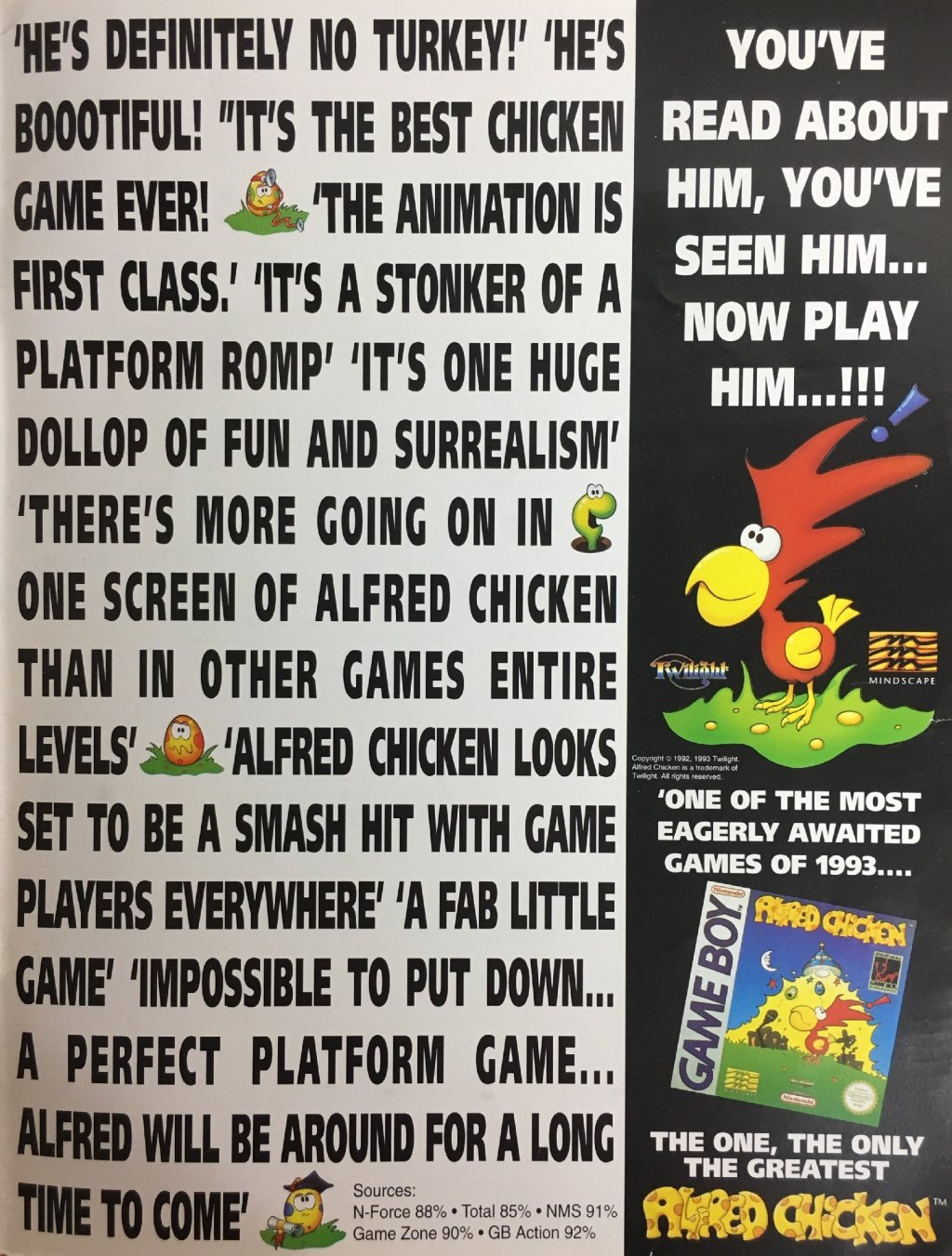 The One, the Only, the Greatest | Alfred Chicken&nbsp;Werbung