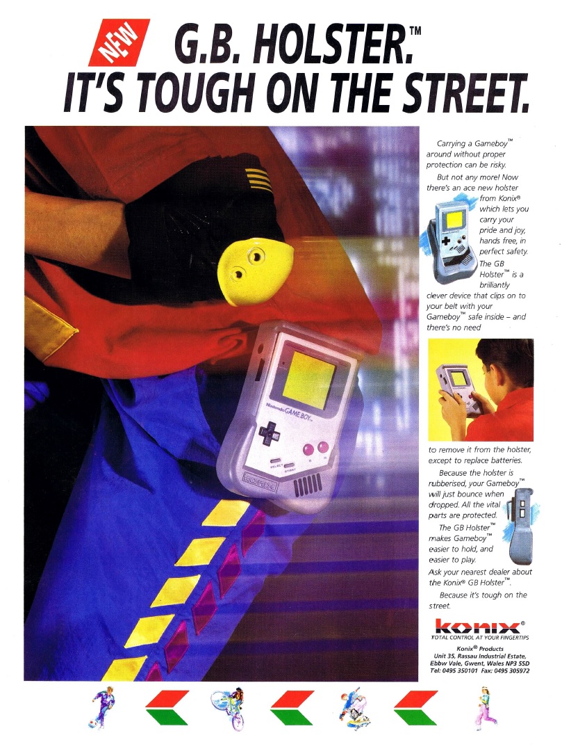 It’s tough on the Street | Konix G.B. Holster&nbsp;Werbung