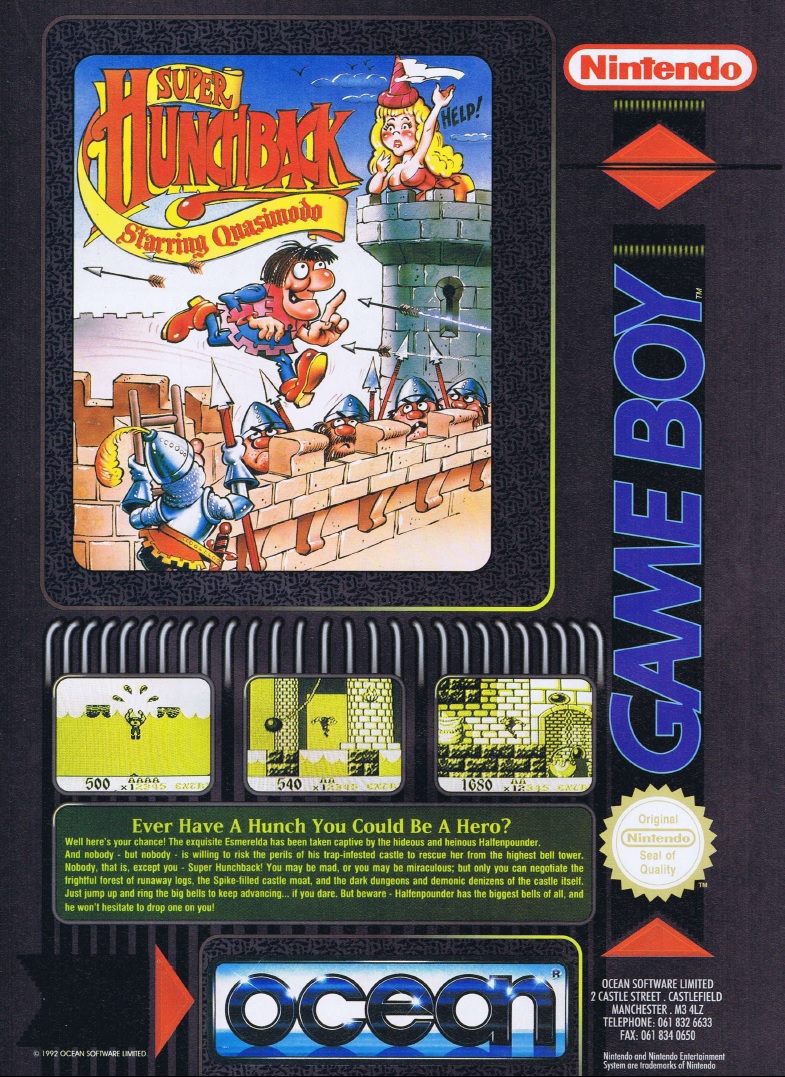 Super Hunchback Werbung