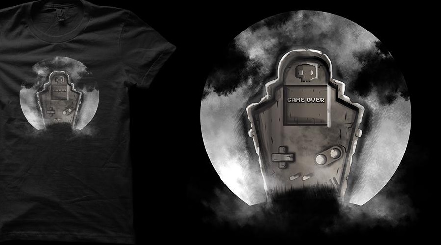 Qwertee.com Game OVER!&nbsp;T-Shirt