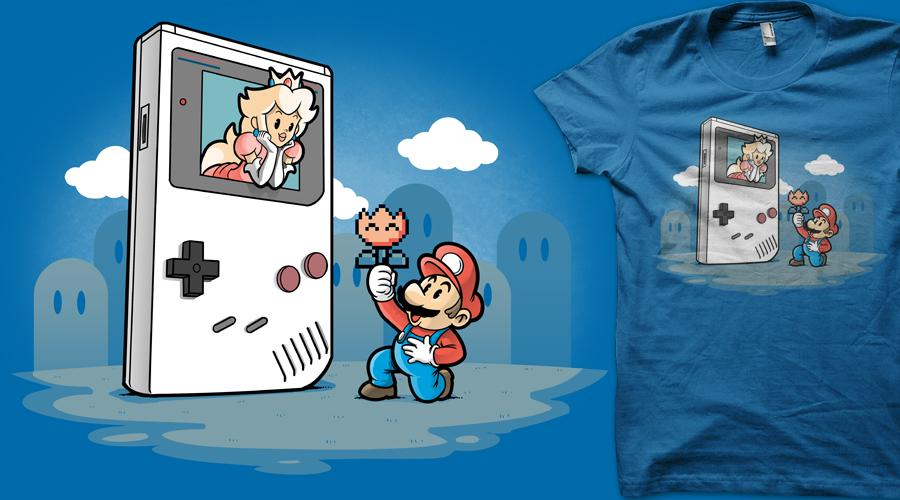 Qwertee.com Pixel flower&nbsp;T-Shirt