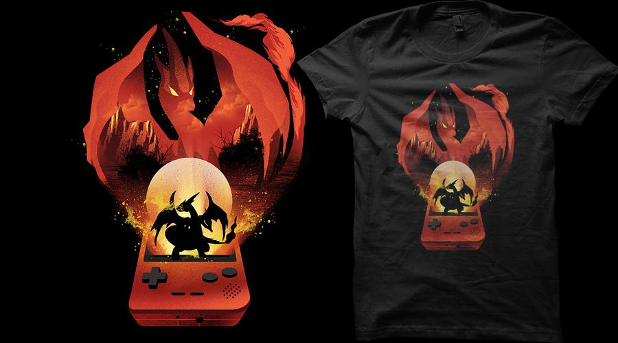 Qwertee.com Electric, Fire, Grass Monster&nbsp;T-Shirt