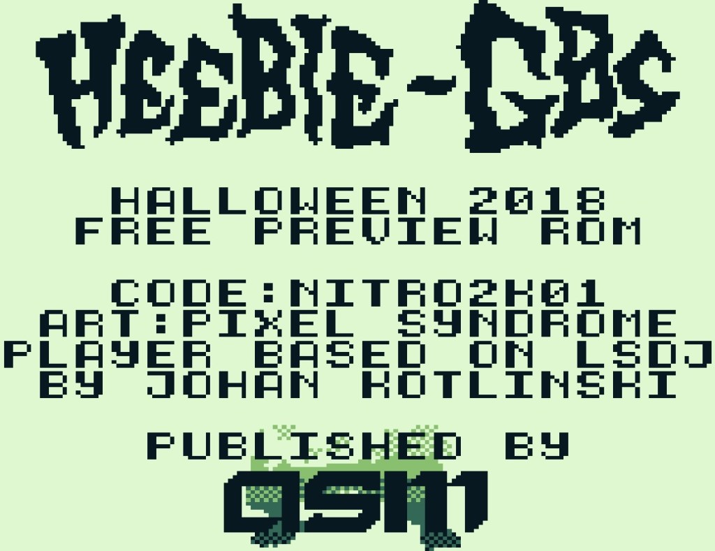 asm Retro | HEEBIE-GBS Halloween LSDj Album&nbsp;2018