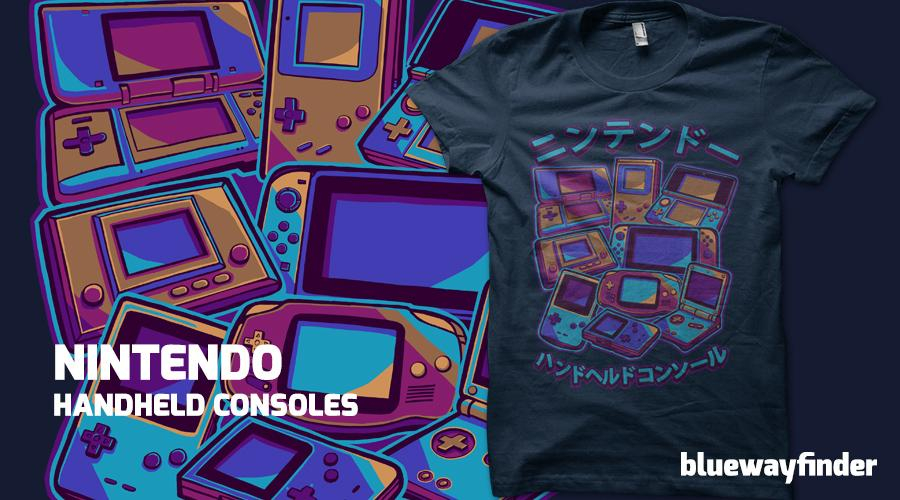 Qwertee.com Handheld Consoles&nbsp;T-Shirt