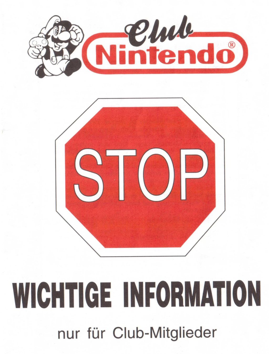 Club Nintendo | „Fortschritt bedeutet Veränderung!“