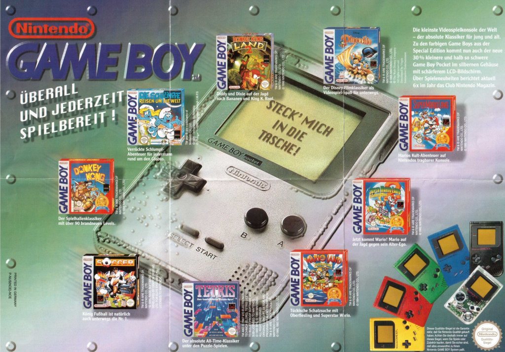Game Boy Werbeflyer P-NUS&nbsp;(NOE)-NOE