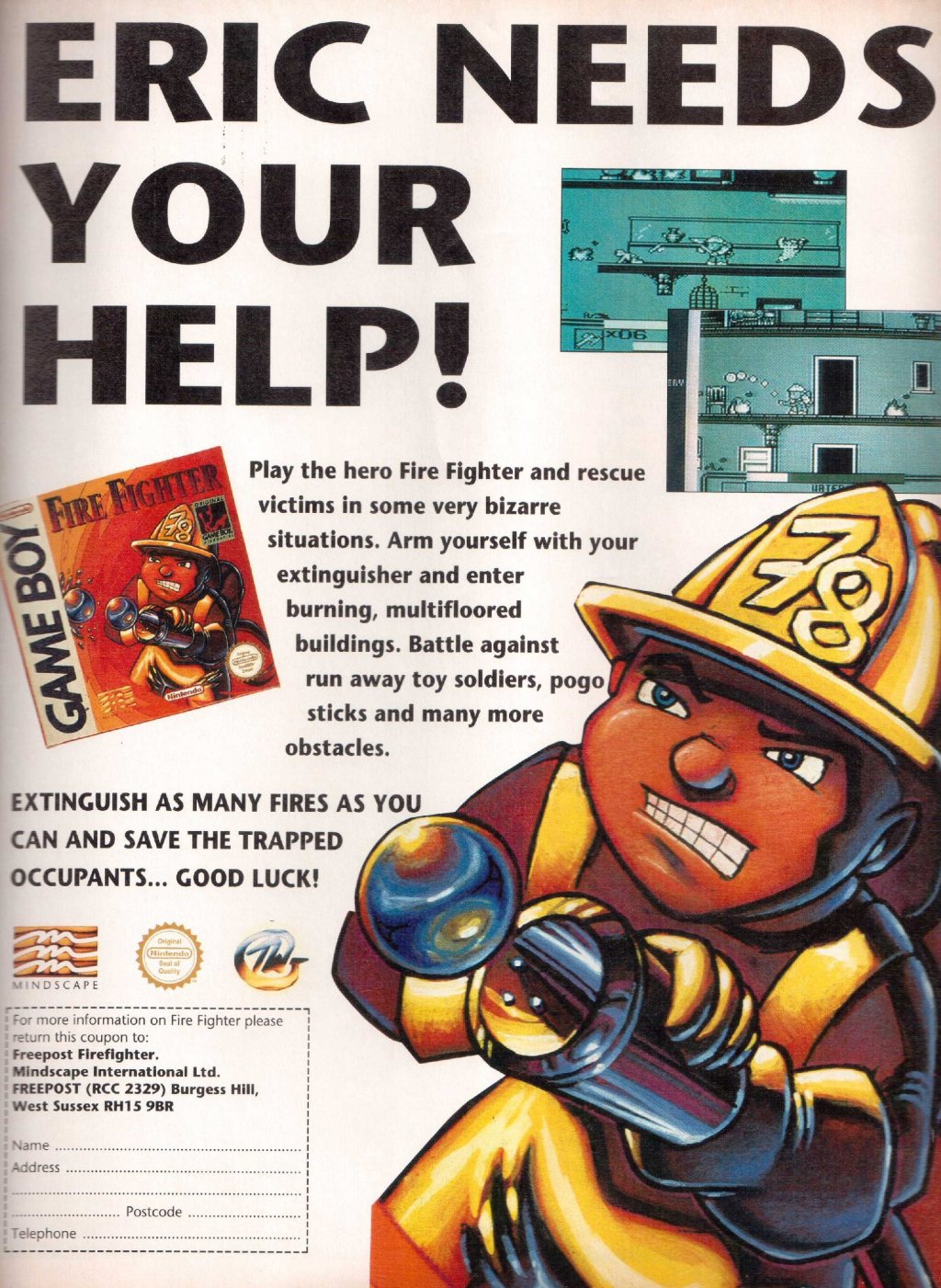 Eric needs your help! | Fire Fighter&nbsp;Werbung