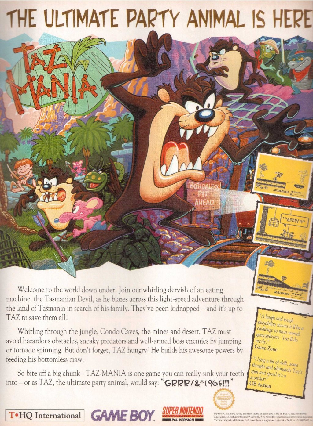 The ultimate party animal is here | Taz Mania&nbsp;Werbung