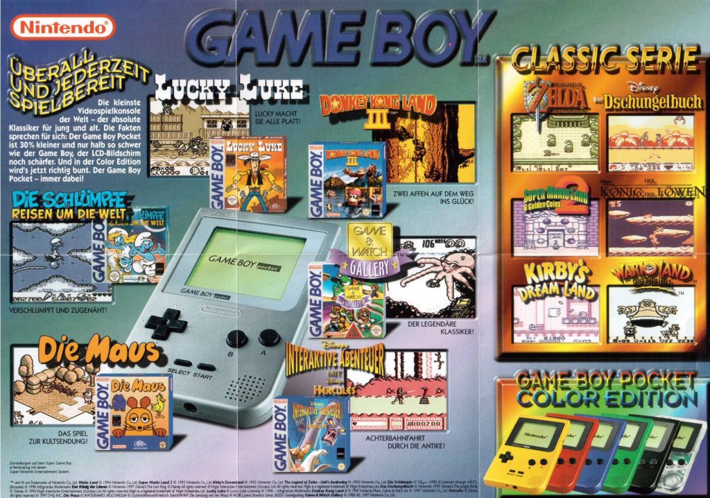 Game Boy Werbeflyer&nbsp;DMG-NOE-2