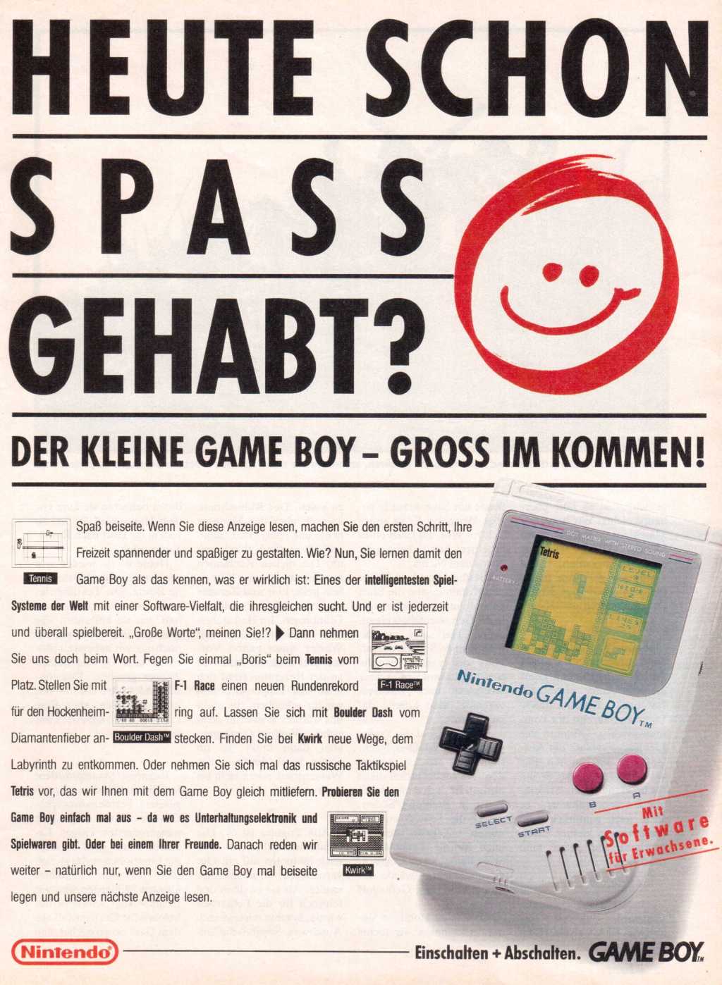 HEUTE SCHON SPASS&nbsp;GEHABT?