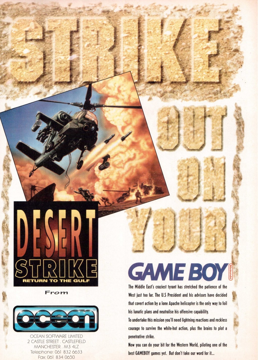 Desert Strike – Return to the Gulf | OCEAN&nbsp;Werbung