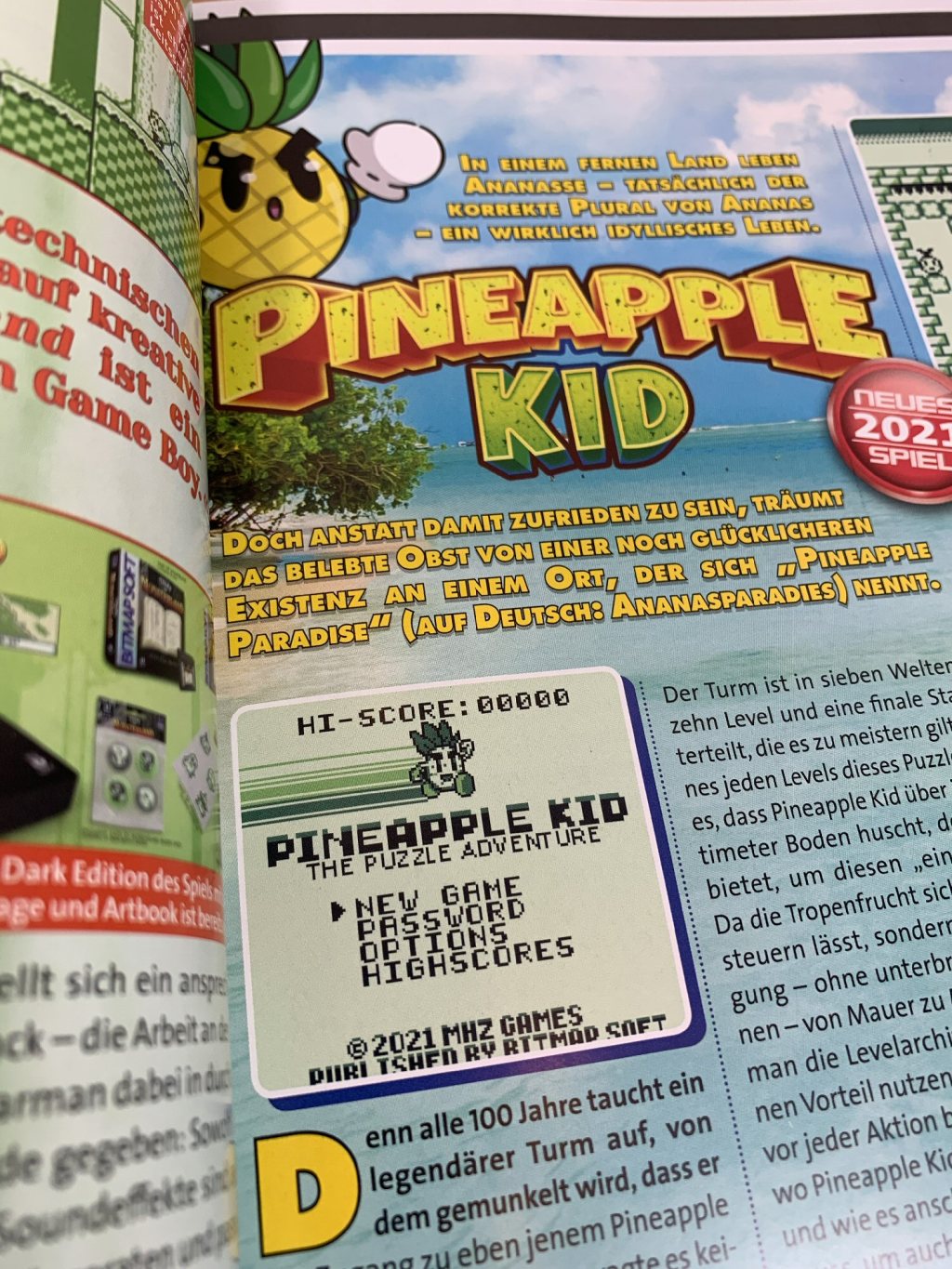 Der Game Boy in der Return Ausgabe&nbsp;50