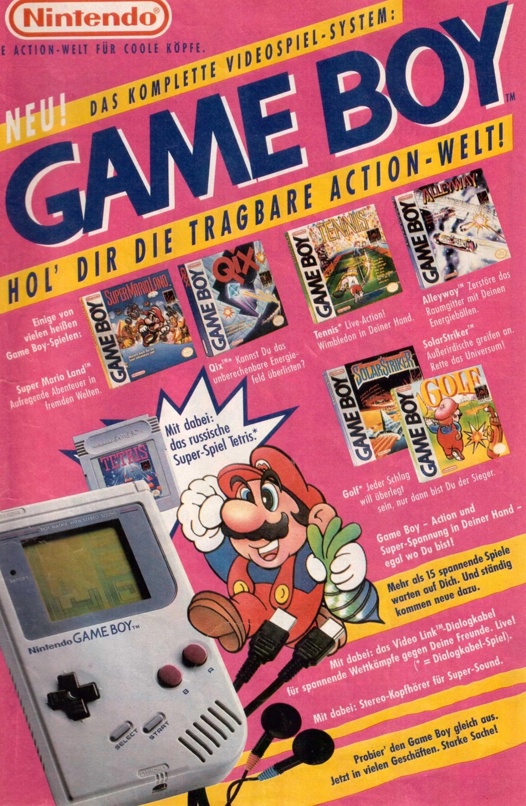 Micky Maus Nr. 35 vom 23.08.1990 | Game Boy – hol‘ dir die tragbare&nbsp;Action-Welt!