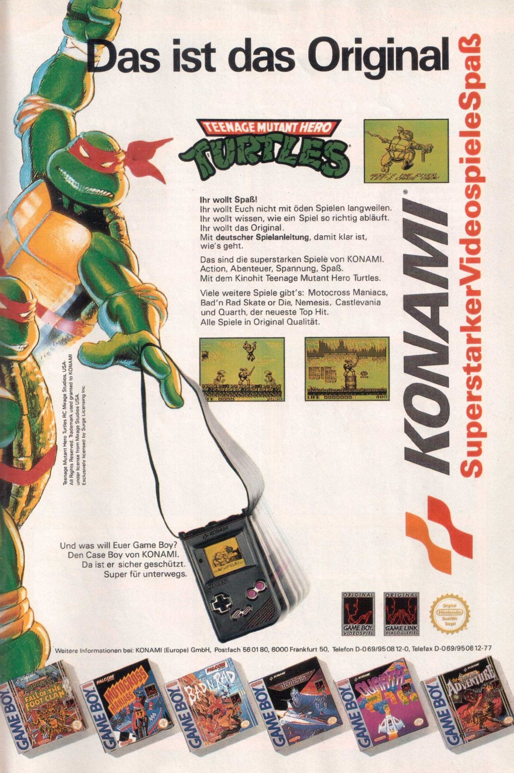 Micky Maus Nr. 43 vom 17.10.1991 | Teenage Mutant Hero Turtles&nbsp;Werbung