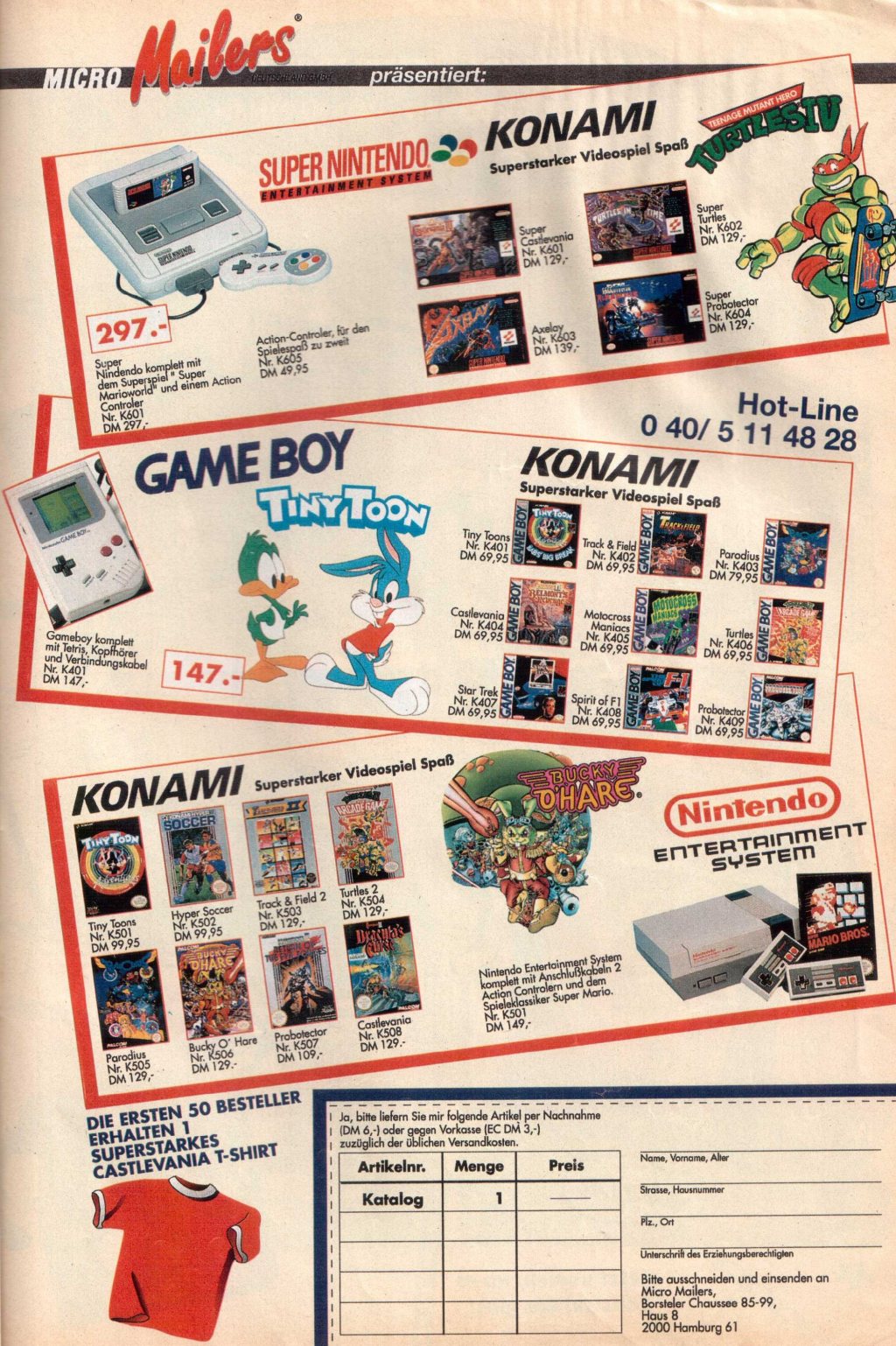 Micky Maus Nr. 51 vom 10.12.1992 | Micro Mailers&nbsp;Werbung