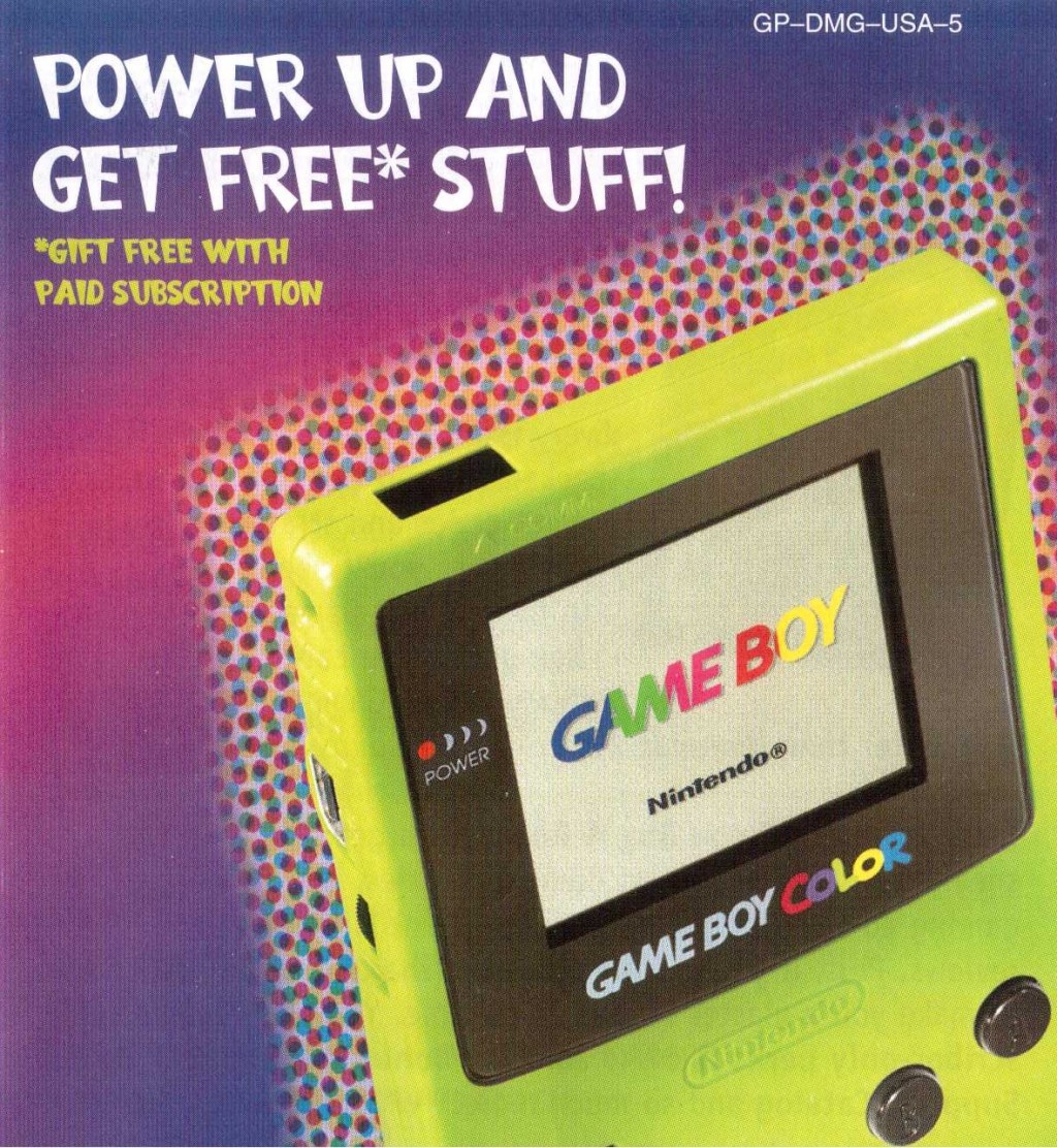 Game Boy Werbeflyer&nbsp;GP-DMG-USA-5