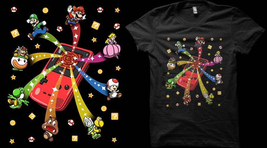 Qwertee.com Jump Game&nbsp;T-Shirt