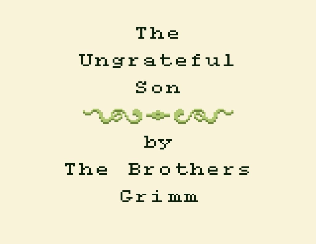 The Ungrateful Son | Gumpy&nbsp;Function
