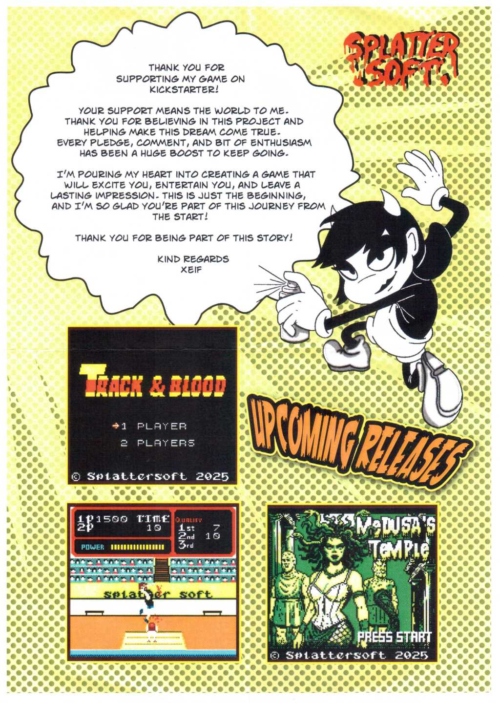 Game Boy Werbeflyer |&nbsp;Splattersoft