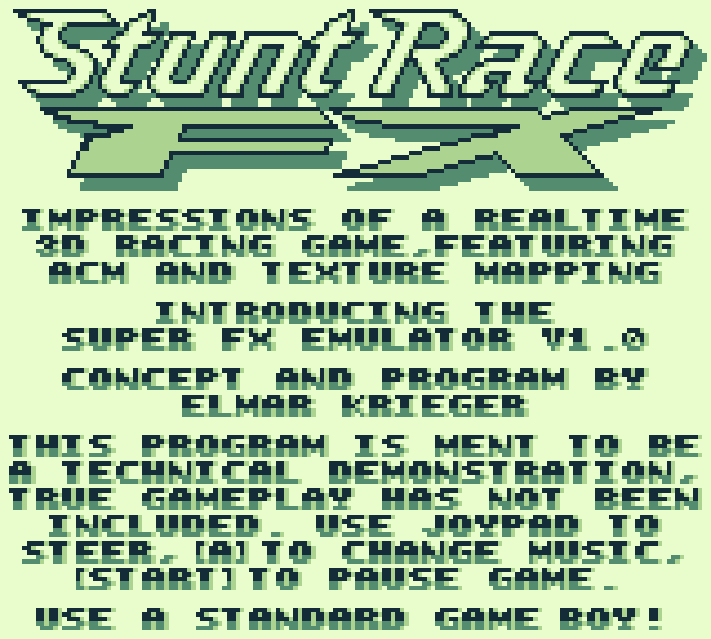 Stunt Race FX Tech-Demo | Elmar&nbsp;Krieger